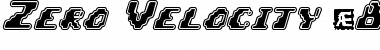 Download Zero Velocity (BRK) Font Download Zero Velocity (BRK) Font
