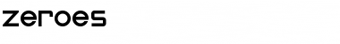 Download Zeroes Font Download Zeroes Font