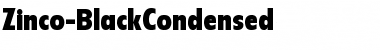 Download Zinco-BlackCondensed Font Download Zinco-BlackCondensed Font