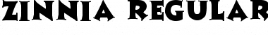 Download ZINNIA Font Download ZINNIA Font