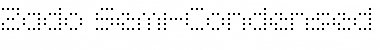 Zado Semi-Condensed Semi-Condensed Font