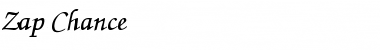 Download Zap Chance Font Download Zap Chance Font