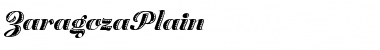 Download ZaragozaPlain Font Download ZaragozaPlain Font