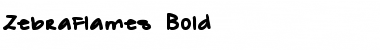 Download ZebraFlames Bold Font Download ZebraFlames Bold Font