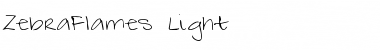 Download ZebraFlames Light Font Download ZebraFlames Light Font
