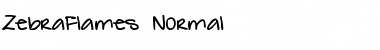 Download ZebraFlames Normal Font Download ZebraFlames Normal Font