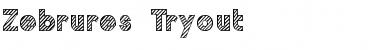 Download Zebrures Tryout Font Download Zebrures Tryout Font