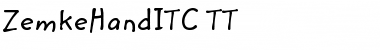 Download ZemkeHandITC TT Font Download ZemkeHandITC TT Font