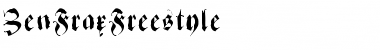 Download ZenFraxFreestyle Font Download ZenFraxFreestyle Font