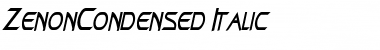Download ZenonCondensed Font Download ZenonCondensed Font