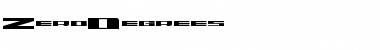 Download ZeroDegrees Font Download ZeroDegrees Font