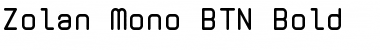 Download Zolan Mono BTN Font Download Zolan Mono BTN Font