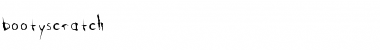 Download BootyScratch Font Download BootyScratch Font