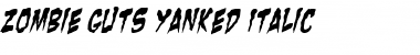 Download Zombie Guts Yanked Font Download Zombie Guts Yanked Font