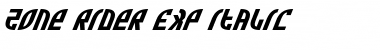 Download Zone Rider Exp Italic Font Download Zone Rider Exp Italic Font