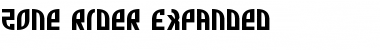 Download Zone Rider Expanded Font Download Zone Rider Expanded Font