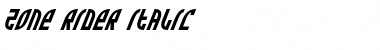 Download Zone Rider Italic Font Download Zone Rider Italic Font