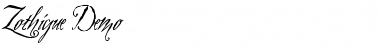Download Zothique Demo Font Download Zothique Demo Font