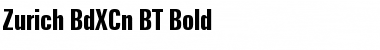 Download Zurich BdXCn BT Font Download Zurich BdXCn BT Font