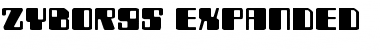 Download Zyborgs Expanded Font Download Zyborgs Expanded Font