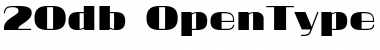 Download 20 db Font Download 20 db Font
