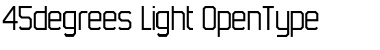 Download 45degrees Light Font Download 45degrees Light Font