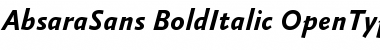 Download AbsaraSans-BoldItalic Font Download AbsaraSans-BoldItalic Font