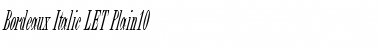 Download Bordeaux Italic LET Font Download Bordeaux Italic LET Font