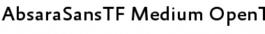 Download AbsaraSansTF-Medium Font Download AbsaraSansTF-Medium Font