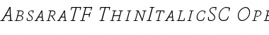 Download Absara TF Thin SC Font Download Absara TF Thin SC Font