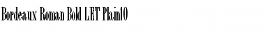 Download Bordeaux Roman Bold LET Font Download Bordeaux Roman Bold LET Font
