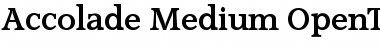 Download Accolade-Medium Font Download Accolade-Medium Font