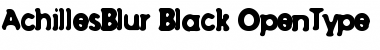 Download AchillesBlur Font Download AchillesBlur Font