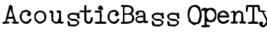 Download AcousticBass Font Download AcousticBass Font