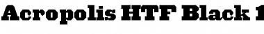 Acropolis HTF-Black Font