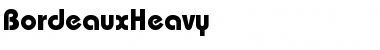 Download BordeauxHeavy Font Download BordeauxHeavy Font