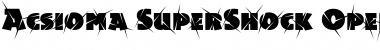 Download Acsioma-SuperShock Font Download Acsioma-SuperShock Font