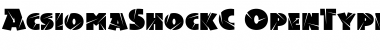 Download AcsiomaShockC Font Download AcsiomaShockC Font