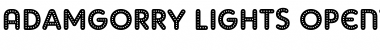 Download AdamGorry-Lights Font Download AdamGorry-Lights Font