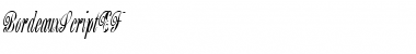 Download BordeauxScriptEF Font Download BordeauxScriptEF Font