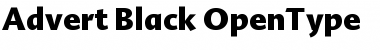 Download Advert Black Font Download Advert Black Font