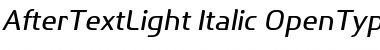 Download After Text Light Font Download After Text Light Font