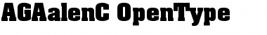 Download AGAalenC Font Download AGAalenC Font