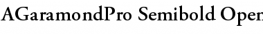 Adobe Garamond Pro Semibold Font