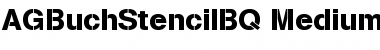 Download AG Buch Stencil BQ Font Download AG Buch Stencil BQ Font