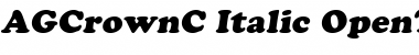 Download AGCrownC Font Download AGCrownC Font