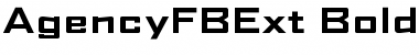 Download AgencyFBExt Font Download AgencyFBExt Font