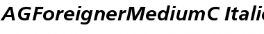 Download AGForeignerMediumC Font Download AGForeignerMediumC Font