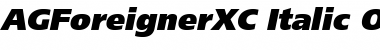 Download AGForeignerXC Font Download AGForeignerXC Font