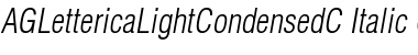 Download AGLettericaLightCondensedC Font Download AGLettericaLightCondensedC Font